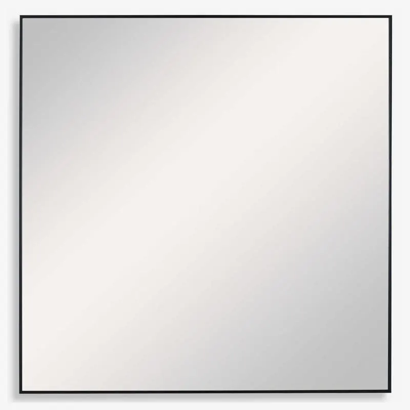 Alexo Black Square Mirror - Black