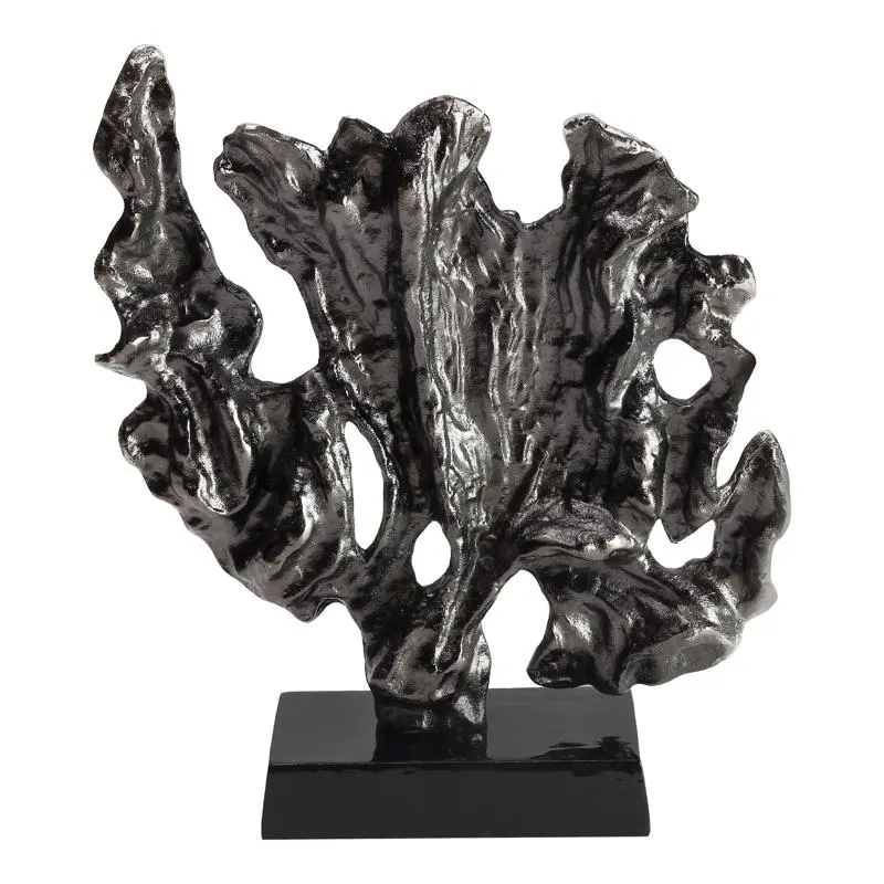 Coral Sculpture Small Black Nickel