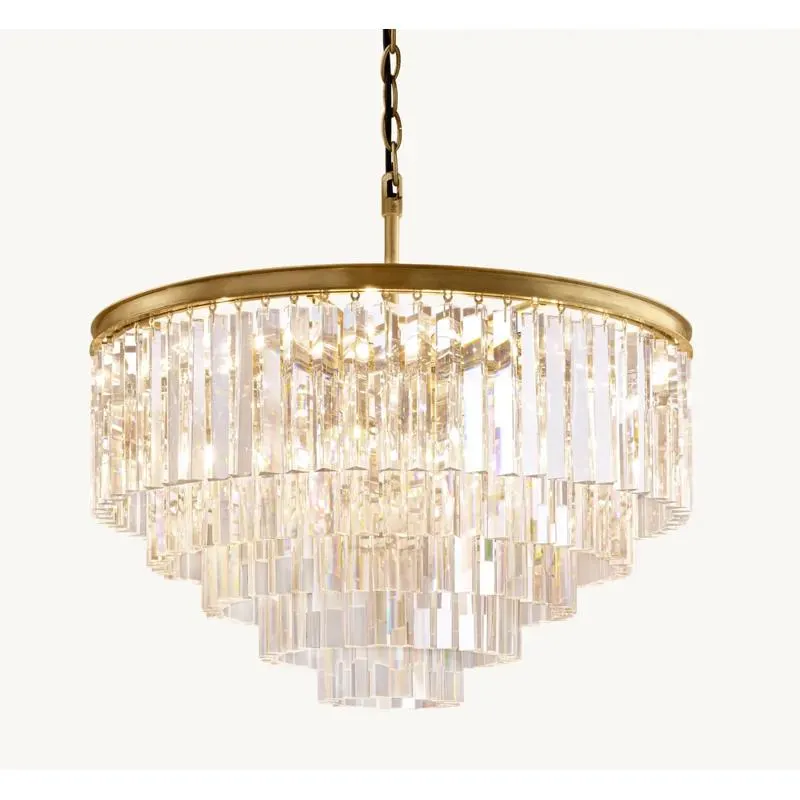 1920s Odeon Round Chandelier