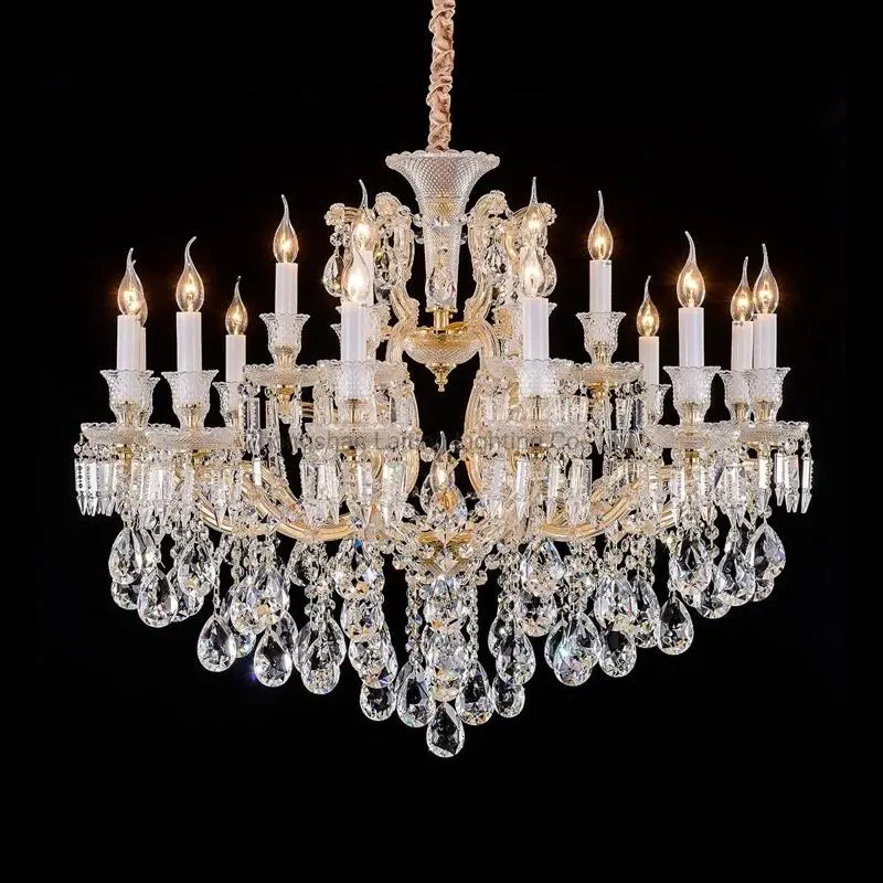 Mary Gold Crystal Chandelier