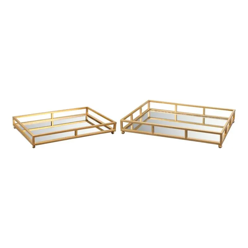 Grid Tray Recatangule Set Of 2