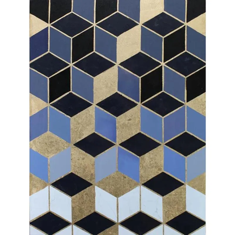 Isometric Multicolor Wall Decor