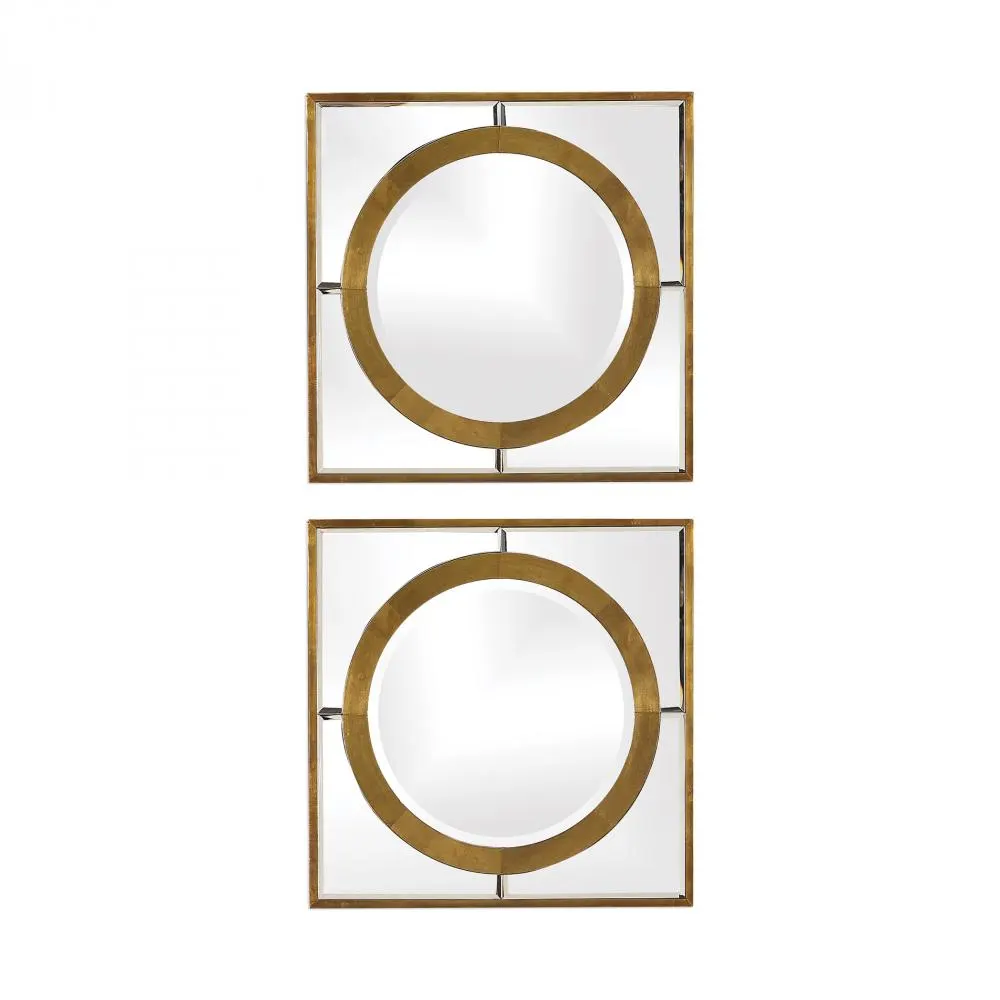 Gaza Gold Square Mirror