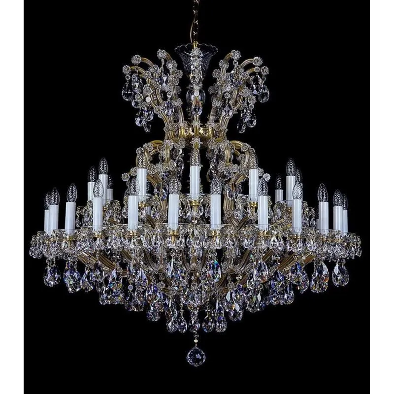Mary Gold Crystal Chandelier