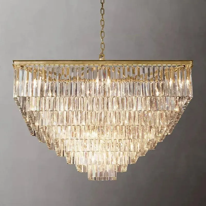 1920S Odeon Square Chandelier