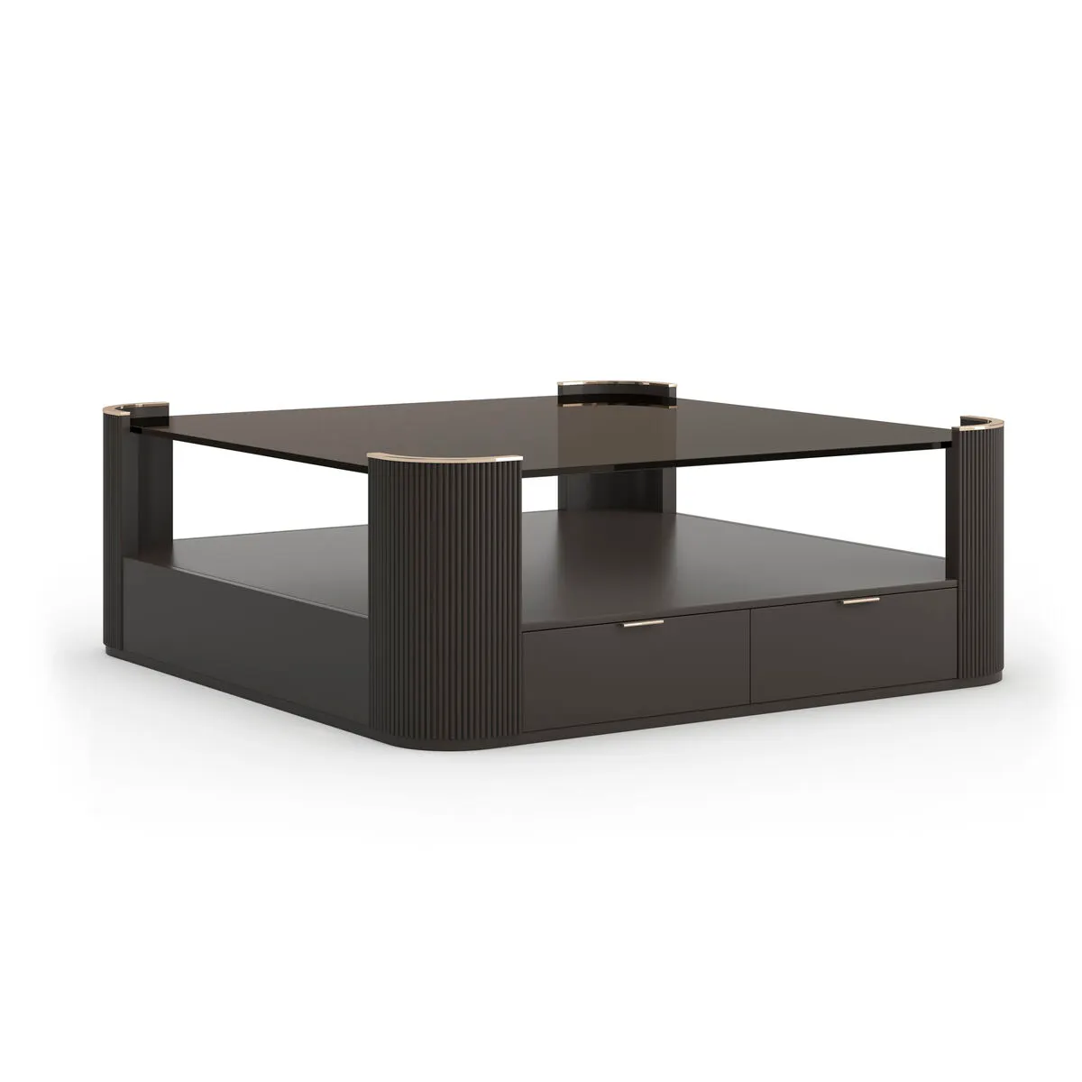 Love Square Cocktail Table Dark Chocolat