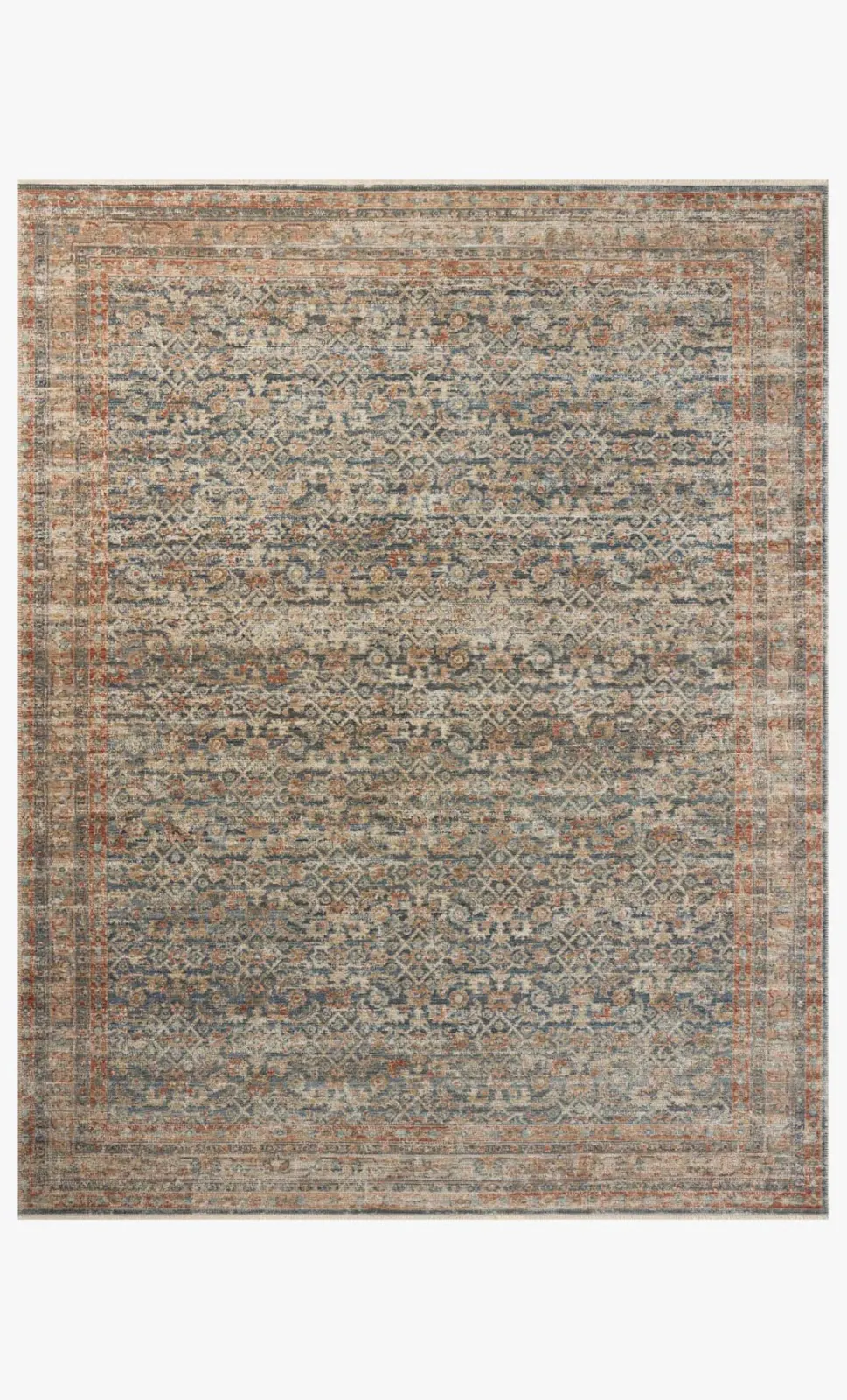 HER-12-Blue-/-Rust||4'10" x 10'-0"
