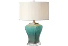 Valtorta Blue-Green Glass Lamp