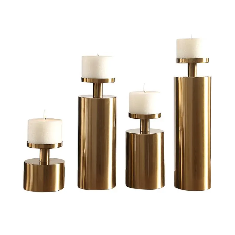 Kamdyn Candleholders - Brass