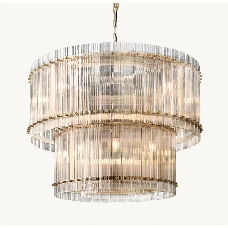 San Marco Two-Tier Round Chandelier - 37"