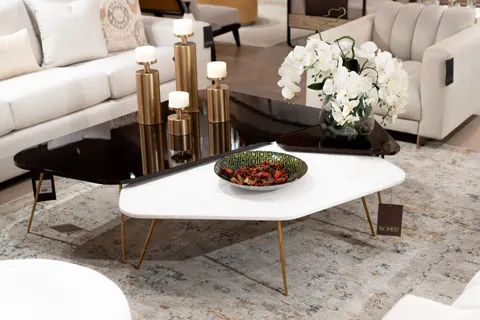 Coffee table with accessories