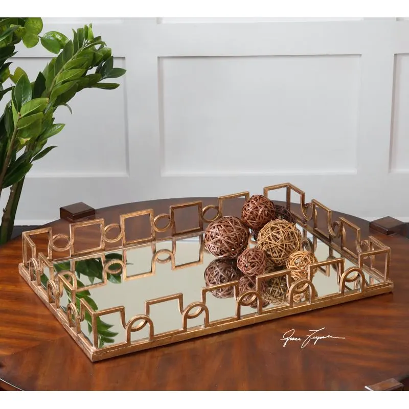 Nicole Mirrored Tray