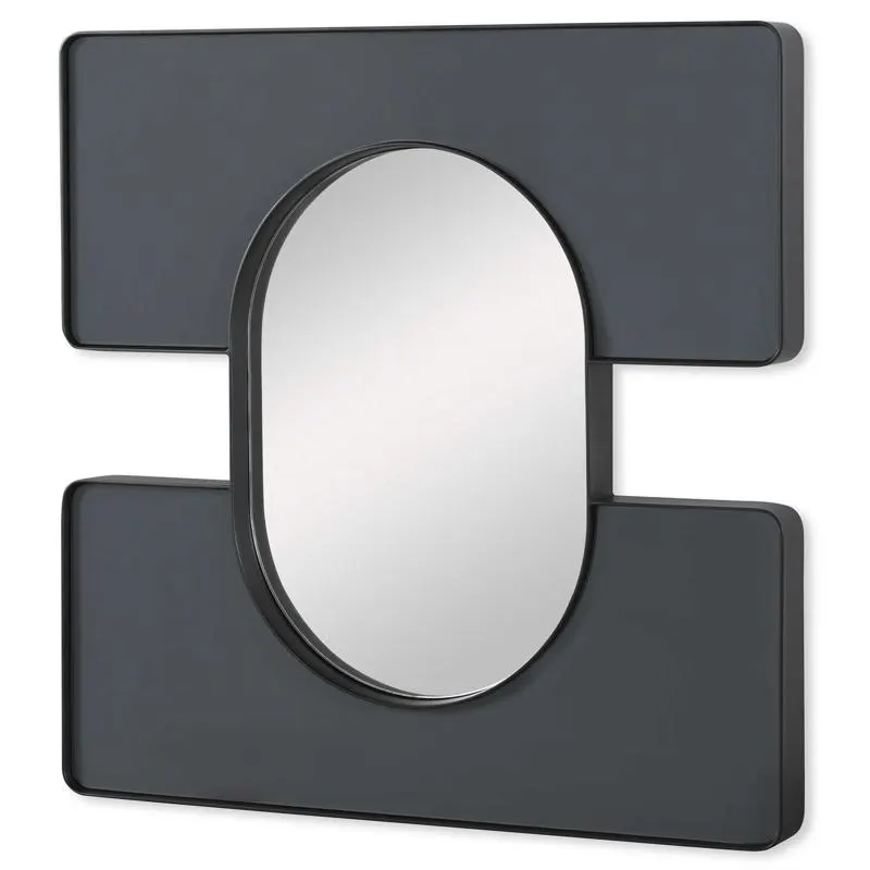 Embrace Square Mirror - 24X24 Smoke