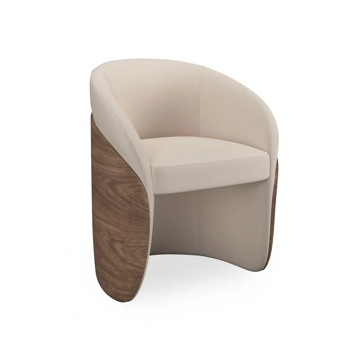Fleur Wood Back Dining Chair