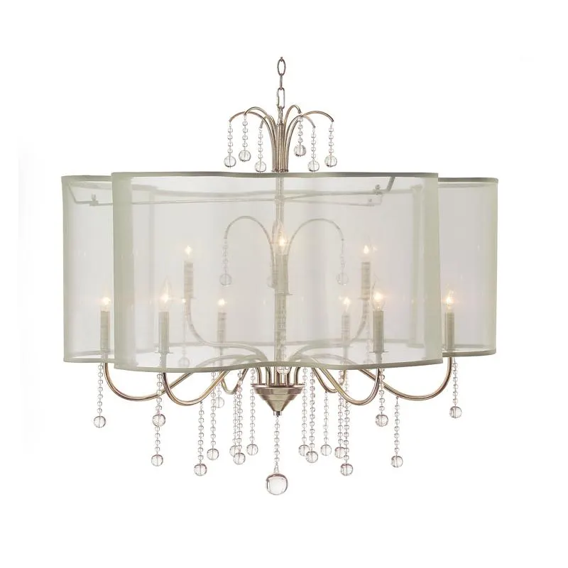 Antique Parisian Silver Chandelier