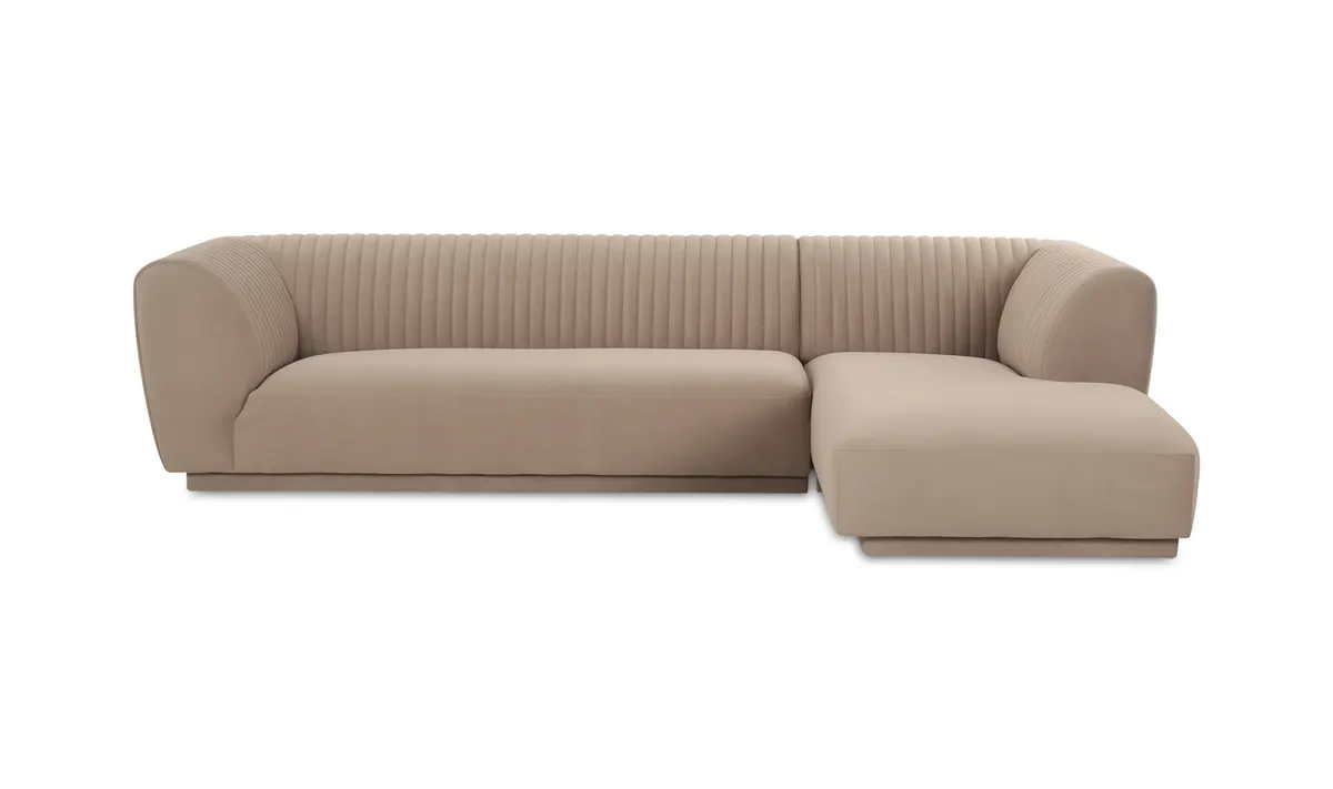Zandro Right Sectional Beige