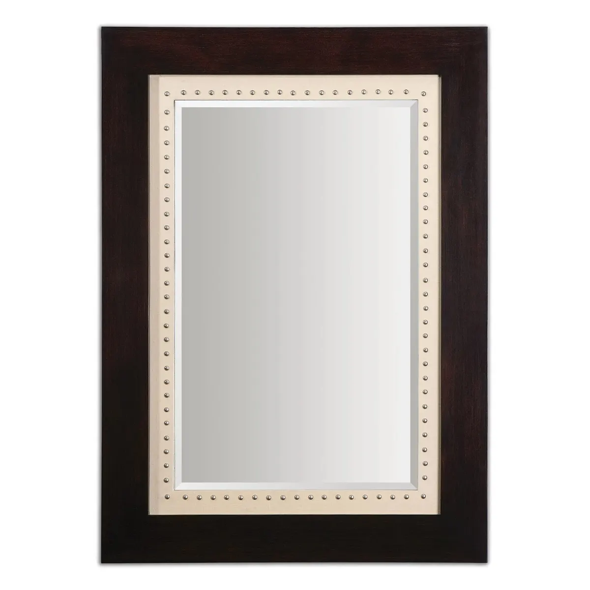 Brinkley Framed Buttoned Mirror