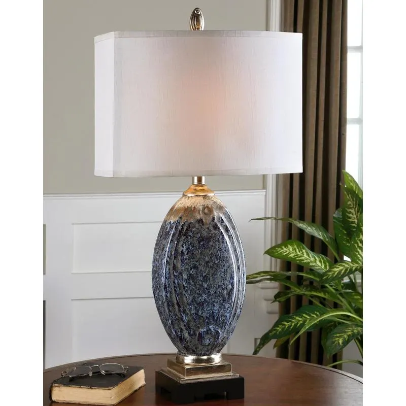 Blue Latah Lamp