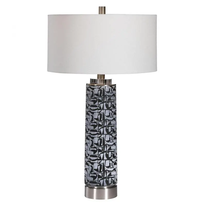 Kramer Gray Black Table Lamp